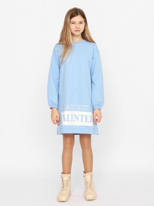 CRB wear/CWJG 63401-43-346 Платье для девочки,голубой/Ex.Cherubino  фото 2