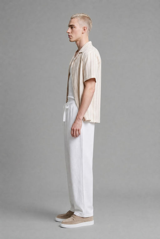%100 Keten W_de Leg Pantolon - Defacto фото 3