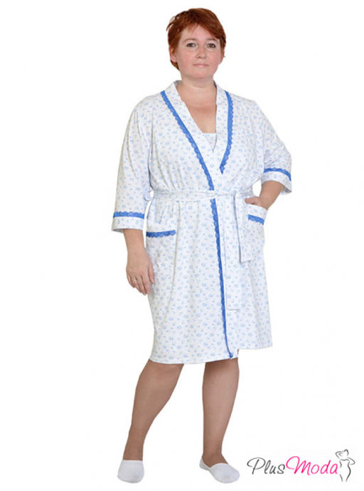Халат Модель №116 размеры 44-84 - Plusmoda фото 7