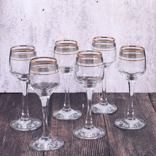 TL34-4164 Набор 6 рюмок Изабелла с рисунком Нежность (х8) - Mayer&boch фото 4