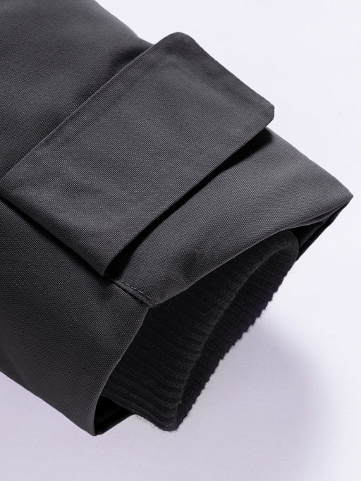 Парка зимняя подростковая для девочки с капюшоном черного цвета 9538Ch - Mtforce фото 13