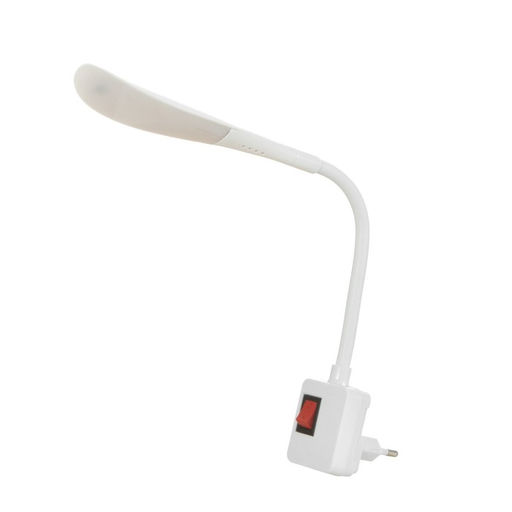 Бра в розетку«Дарсия» LED 2 Вт белый 2.5×6×32 см