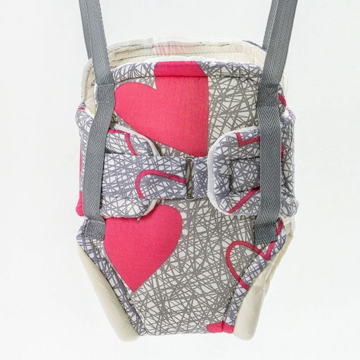 Прыгунки №1, 2в1 Розовые сердечки (прыгунки, качели, тарзанка) - Крошка я фото 3