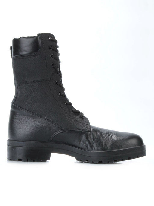 05-9007 BLACK Ботинки зимние мужские (искусственная кожа, искусственный мех) - No name фото 9