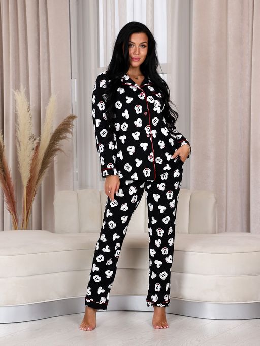 667 ЖЕНСКИЙ ПИЖАМНЫЙ КОСТЮМ (Маус)