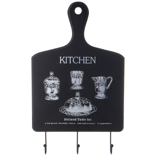 ВЕШАЛКА ДЛЯ КУХОННЫХ АКСЕССУАРОВ 24*40*4,5 СМ - Lefard фото 2