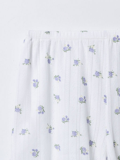 Комплект домашний женский белый с цветочным принтом - Mark formelle фото 8