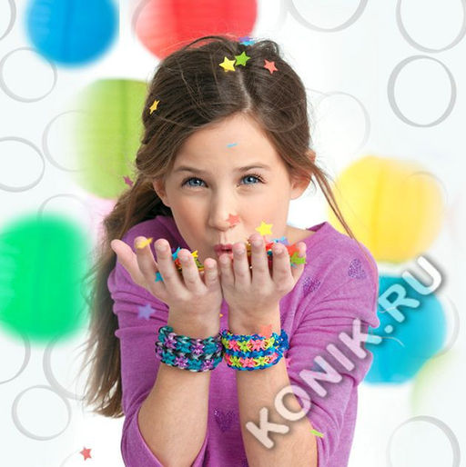 Резиночки для плетения браслетов Rainbow Loom, Персидская коллекция - Солнечный поцелуй