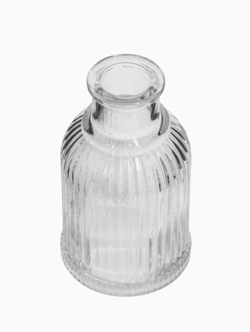 Ваза «Миниатюра», h=8-13 см, набор 12 шт., стекло, прозрачная