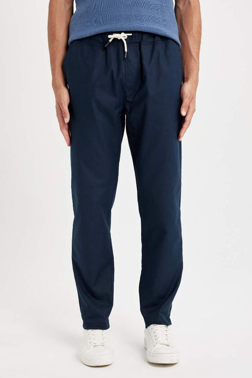 Хлопковые брюки скинни Jogger - Defacto фото 4