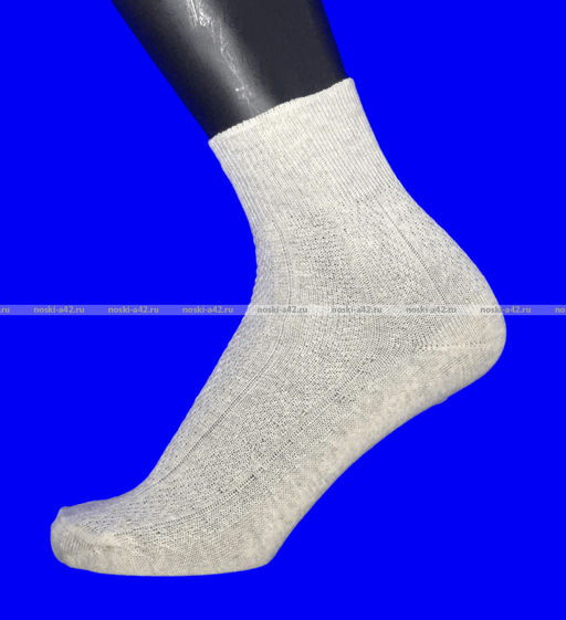 Цена за 10 пар.Носки женские медицинские крапива+лен со слабой резинкой