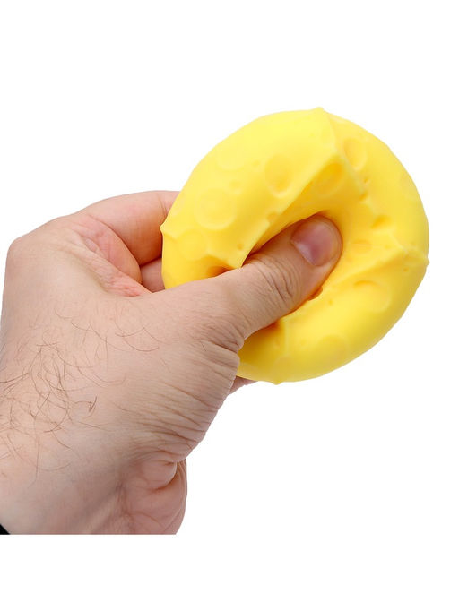 Антистресс игрушка «Сыр», мялка с пастой