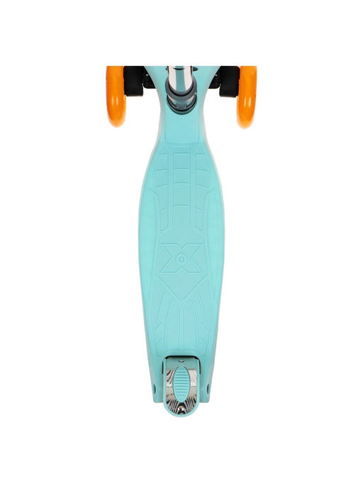 Самокат складной GRAFFITI Baby, колёса световые PU 120/70 мм, ABEC 7, цвет бирюзовый