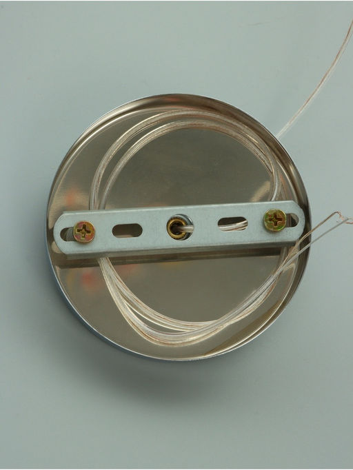 Светильник «Кейти» 1×40 Вт Е27 серебро 14×14×29.5+100 см