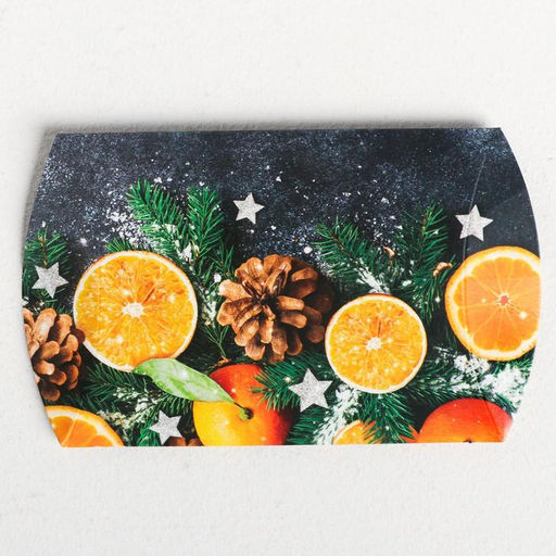 Цена за 5 шт. Коробка сборная фигурная Мандариновое настроение, 11 8 2 см - Дарите счастье фото 7