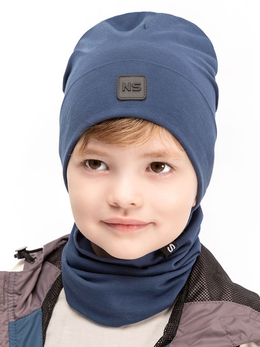 Комплект шапка и снуд 12л12725 неви - Nikastyle фото 2