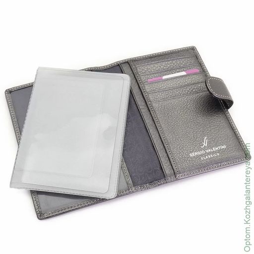 Женская кожаная обложка для автодокументов Sergio Valentini СВ 8118-084  фото 3