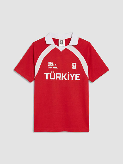 T?rkiye FIFA 2026 D?nya Kupas? Bask?l? Erkek Spor Ti??rt - Waikiki фото 2