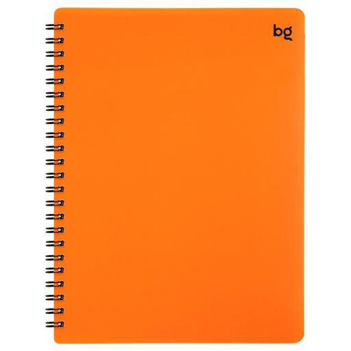 Тетрадь 60л. на спирали BG "Neon. Оранжевая" клетка (Т5гр60_пл 59773) пластиковая обложка