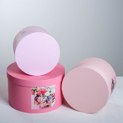 Набор подарочных коробок 3 в 1 Цветочное лакомство, 18 18 1325 25 15 см - Дарите счастье фото 2