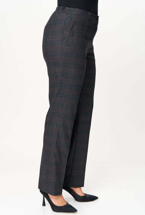 Костюм БелЭльСтиль 412/609 серо-коричневая клетка фото 6