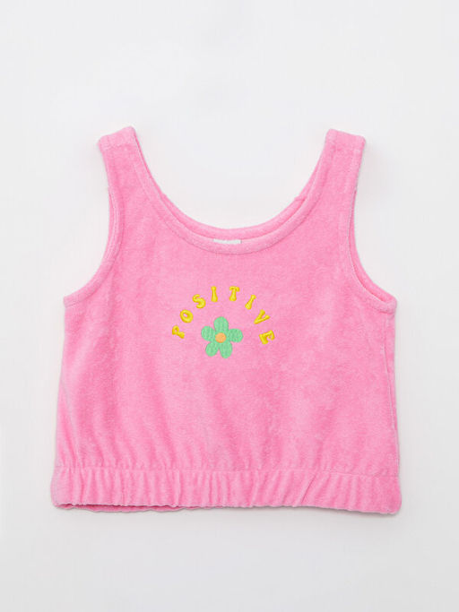 U Yaka Nak?? Detayl? K?z ?ocuk Atlet