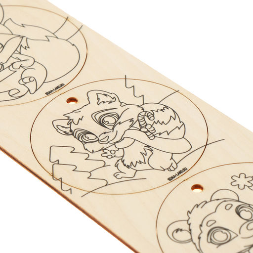 Заготовки для творчества на новый год Шары, с карандашами