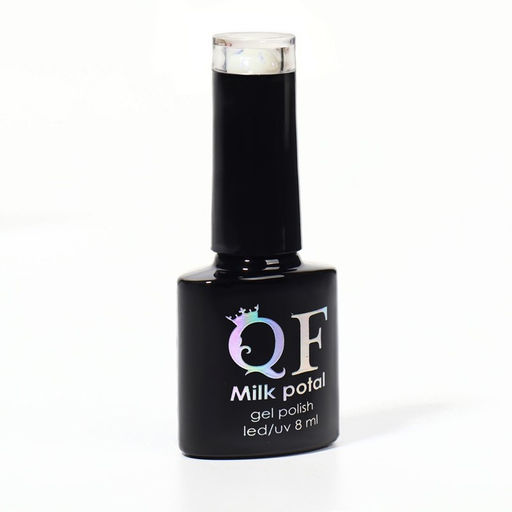 Гель лак для ногтей, MILK POTAL, 3-х фазный, 8мл, LED/UV, цвет белый/сиреневый (04) - Queen fair фото 9