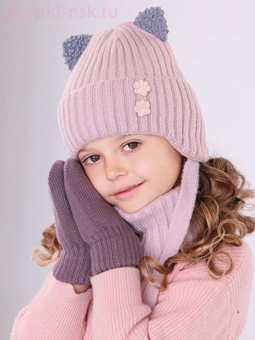 845-TM шерсть (р-р 16/9-10 лет) Варежки