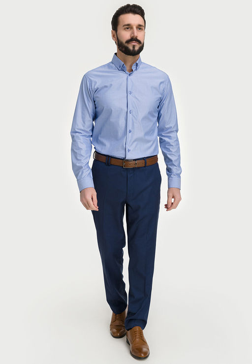 Сорочка мужская длинный рукав GREG 211/131/7306/Z/b/1_GB  фото 4