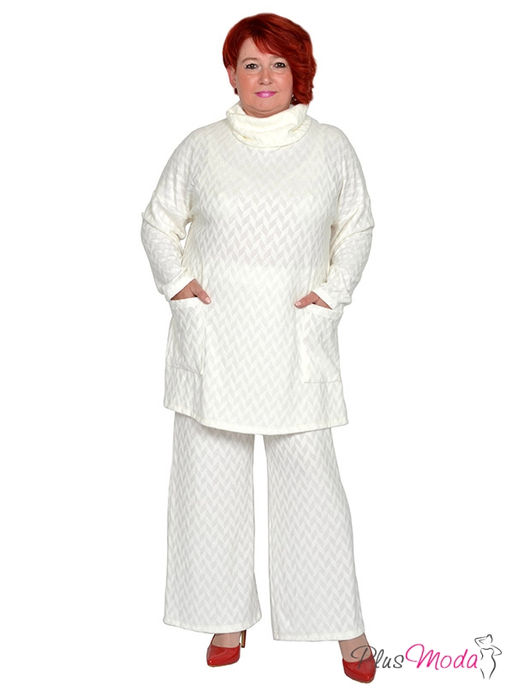 Свитер Модель №1649 размеры 44-84 - Plusmoda фото 4