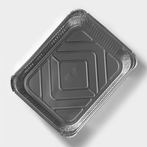 Цена за 50 шт. Форма для выпечки и запекания Доляна, фольга, 3.1 л, 32×26×5 см, серебристая