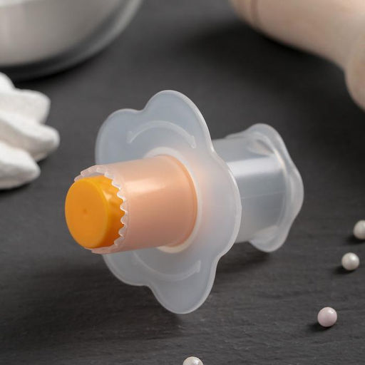 Цена за 4 шт. Плунжер кондитерский для заполнения начинкой выпечки Доляна, 6.5?4.5?3 см, МИКС  фото 6