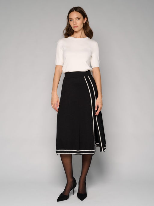Юбка женская 12411-58006 black/white - Eleganzza фото 13