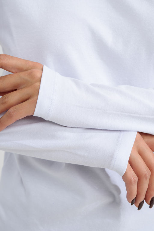 8513 Футболка с длинным рукавом женская