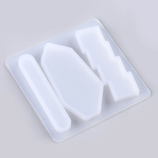 Цена за 2 шт. Молд силиконовый «Заколка», 3 вида заколки