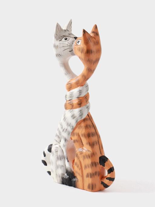 Сувенир Целующиеся коты, 26?5?14 см, дерево