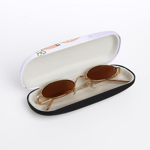 Футляр для очков, 16 х 4 х 6 см, хлопушка, цвет сиреневый - Simaland фото 5