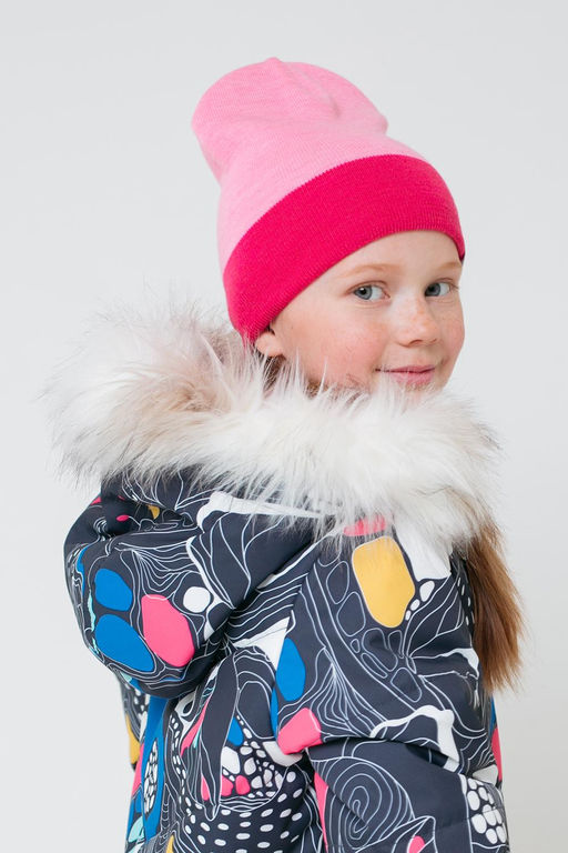 Crockid _ КВ 20177/21ш/ярко-розовый,барби шапка дет