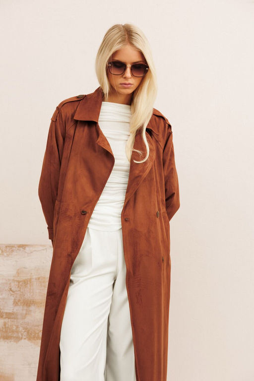 Плащ KOKOdea 11001 коричневый