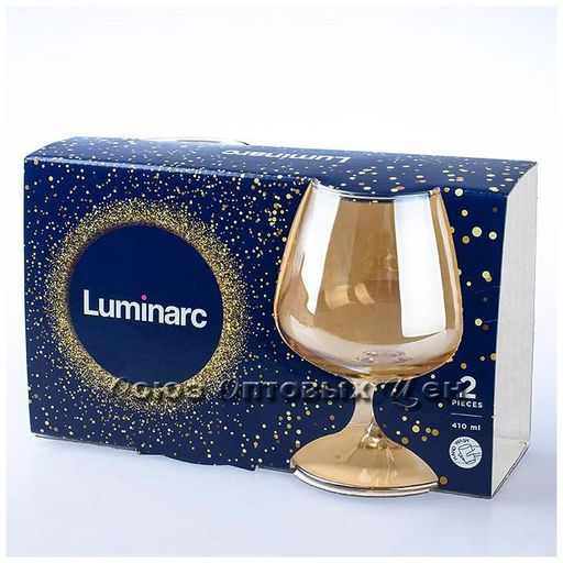 Набор бокалов для коньяка ЗОЛОТОЙ МЕД 2шт 410мл арт.P9308 - Luminarc фото 3