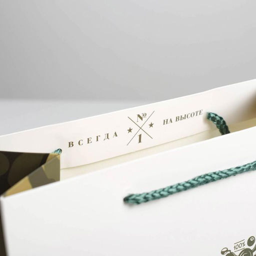 Цена за 2 шт. Пакет подарочный ламинированный, упаковка, 23 февраля, ML 23?27?11.5 см