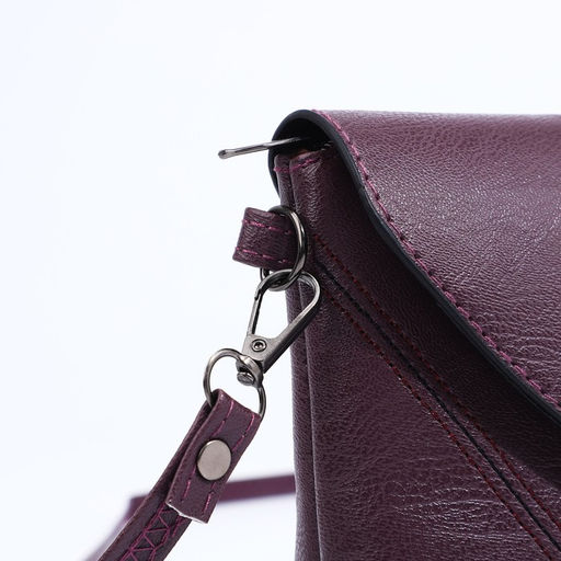 Сумка-клатч на магните, длинный ремень, цвет фиолетовый - Simaland фото 5