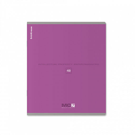 Цена за 100 шт. Тетрадь общая ученическая ErichKrause MC-7, 48 листов, линейка  фото 6