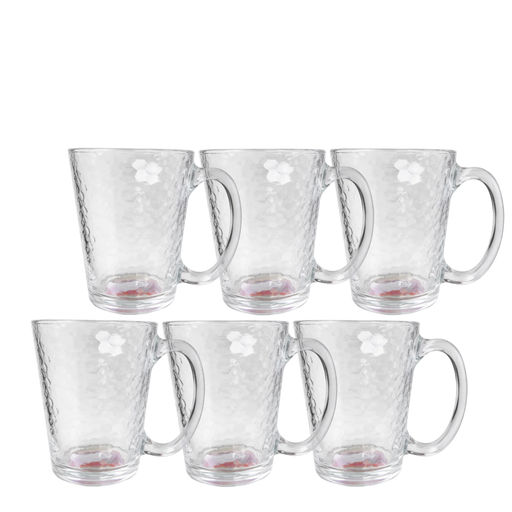 Набор кружек 6 шт 290 мл h-10,2 см., d-8,2 см. в уп. , арт. 243 А/B ZB - Полимербыт фото 2