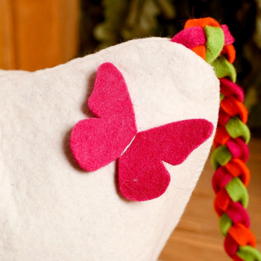 Шапка для бани Бабочки с косичками, детская - Добропаровъ фото 2