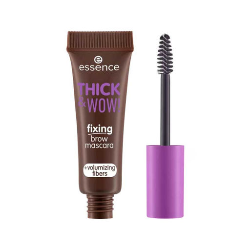 essence Тушь для бровей Brow fixing mascara Thick & Wow!, 03 Brunette Brown 6 мл фото 6