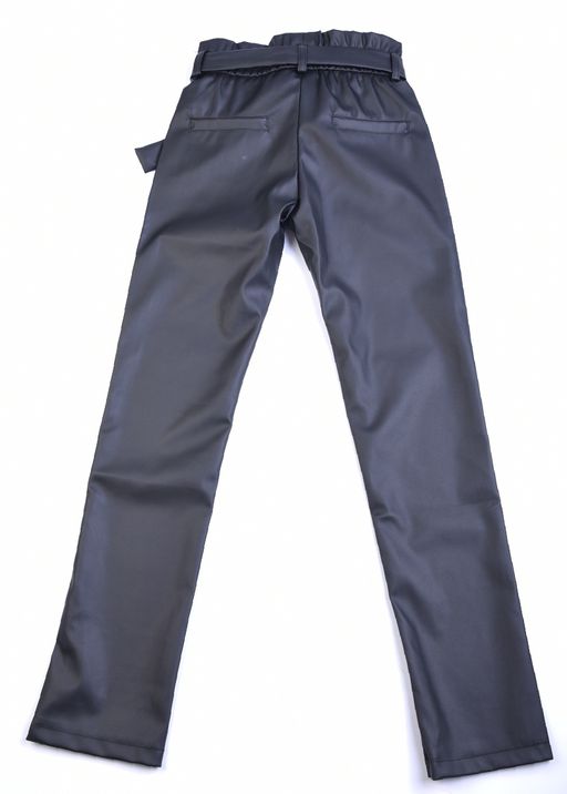 20030Б Брюки для девочки Yuke эко-кожа - Kiko фото 2