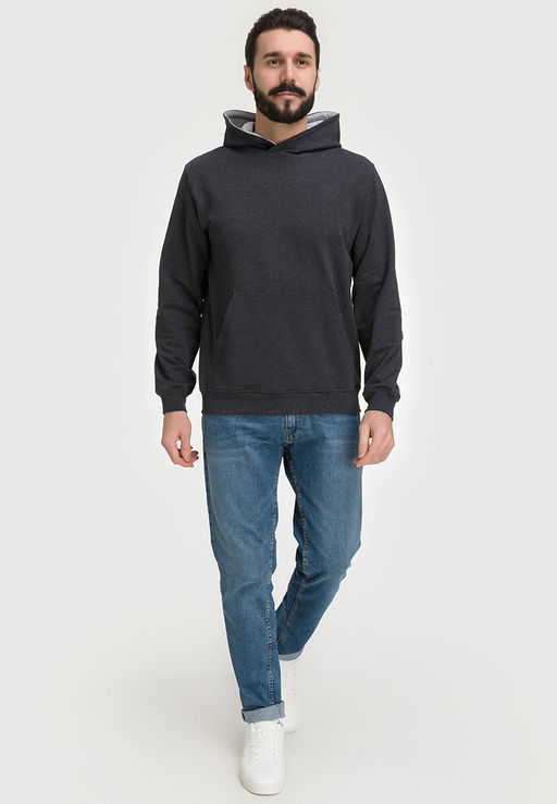 Худи мужское GREG G171-OZ02-30 (антрацит м.)  фото 3