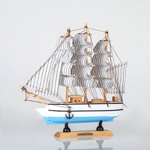 Макет парусного корабля 23х23 см / SH024MP /уп 48/ - Галеонтрейд фото 2
